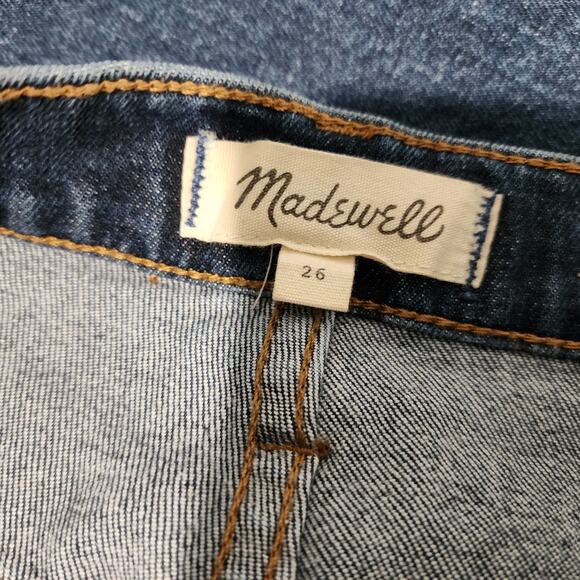 Madewell Tapered Leg Jeans in Bellclaire Wash 26 - Picture 6 of 7